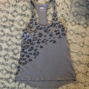Cores leopard sequin racerback
